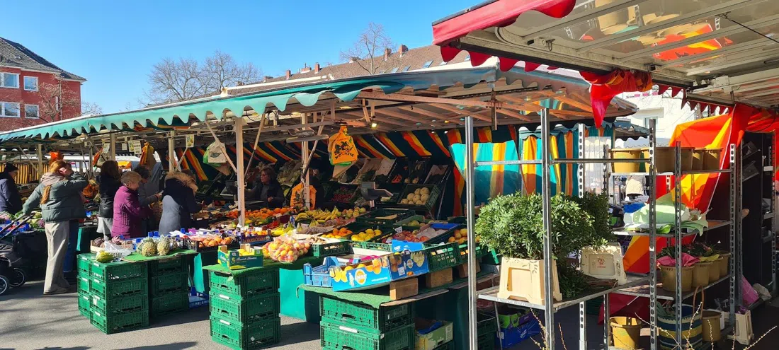 Wochenmarkt Auerbachplatz, Colonia